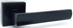 Ручка дверная KEDR R06 06-144 BLACK MAT ( чёрный матовый )