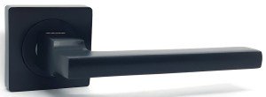 Ручка дверная KEDR R06 06-180 BLACK MAT ( чёрный матовый )