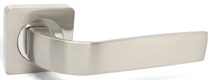 Ручка дверная KEDR R06 06-636 SN CP ( сатин / хром )