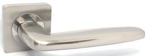Ручка дверна KEDR R06 06-766 SN CP ( сатин / хром )