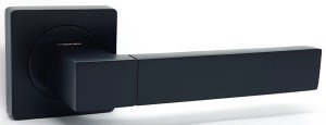 Ручка дверная KEDR R08-081 BLACK MAT (чёрный матовый)