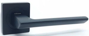 Ручка дверная KEDR R08-148 BLACK MAT (чёрный матовый)