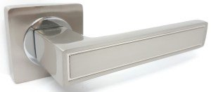 Ручка дверна KEDR R08-348 SN CP (сатин/хром)