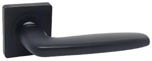 Ручка дверная KEDR R08-766 BLACK MAT (чёрный матовый)