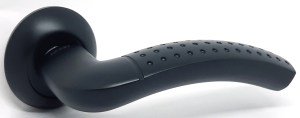 Ручка дверна KEDR R10-026 BLACK MATT (чорний матовий)