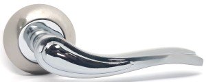 Ручка дверная KEDR R10-064 SN CP (сатин/хром)