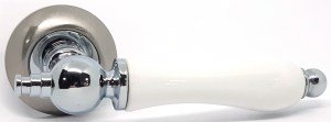 Ручка дверна KEDR R10-555 SN CP (сатин/хром)