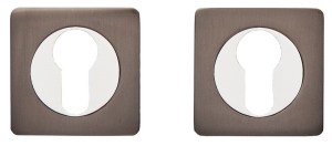 Накладка на целиндр A1-EH MBN/CP (графіт/хром)
