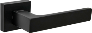 Ручка дверная масивная цинковая DIAMOND FUARO STRAIGHT BL 24 чёрный