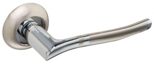 Ручка дверная GAVROCHE TITANIUM SN/CP (сатин/хром)