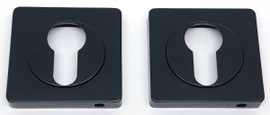 Накладка на целіндр KEDR R08-01 BLACK MAT (чорний матовий)