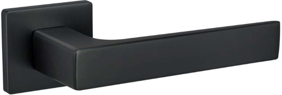 Ручка дверная FUARO SL REDLINE BL 24 тонкая цинковая розета